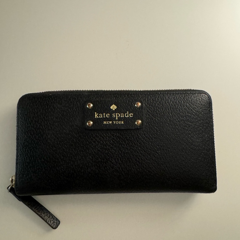 Kate Spade Black Leather Wallet